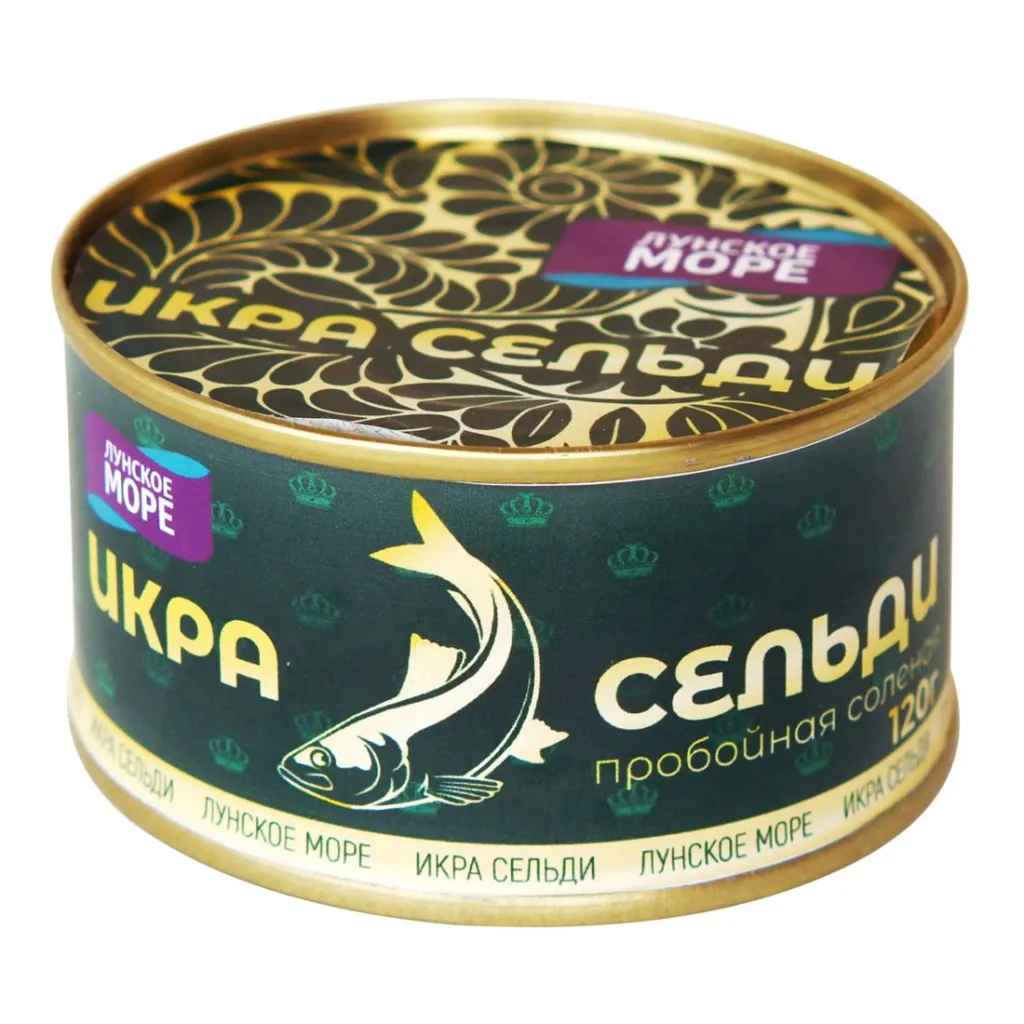 Икра сельди Лунское море ж/б 120г