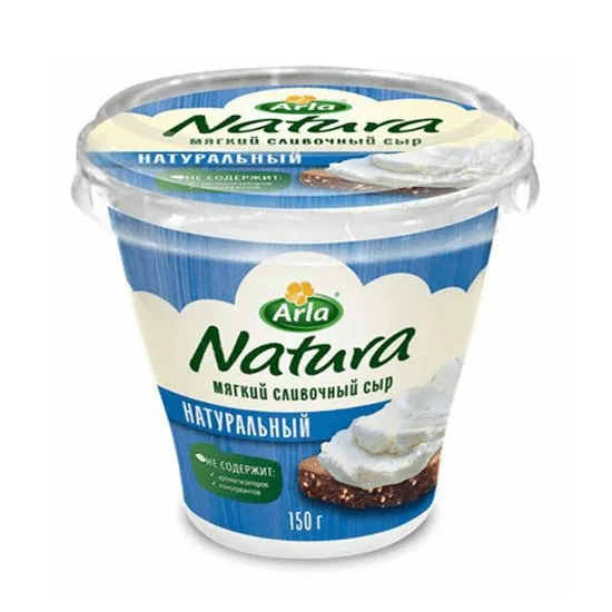 Сыр Арла Natura сливочный мягкий Сливочный 60% 150г