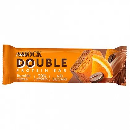 Батончик глаз FitnesShock Кофе апельсин 40г