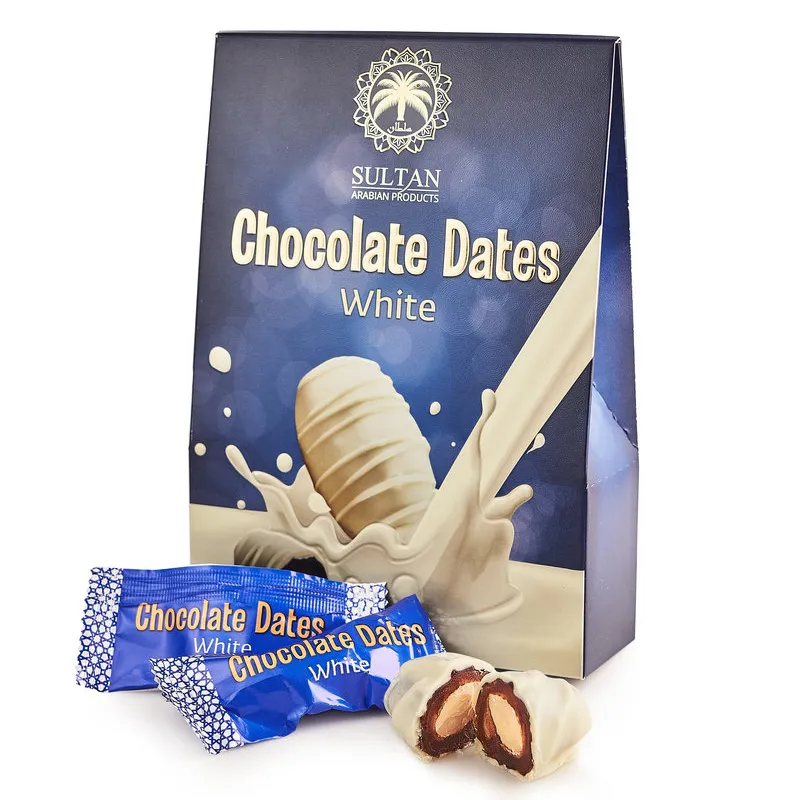 Конфеты Sultan финик в белом шоколаде 100г