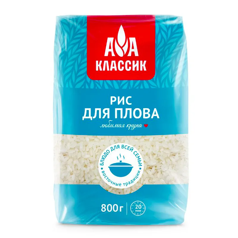 Рис Агро Классик для плова 800г