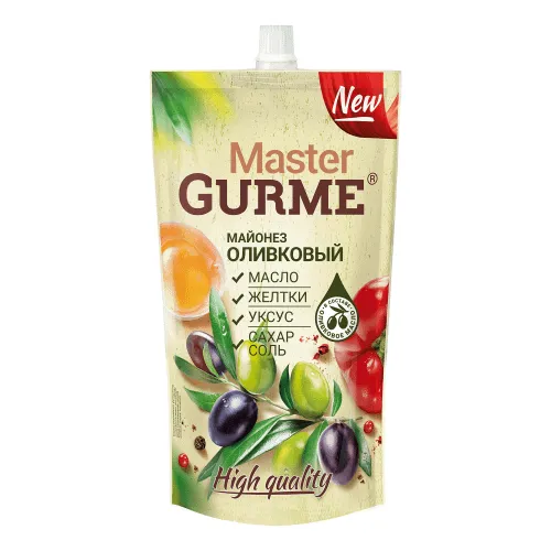 Майонез Master Gurme оливковый 50,5% 350мл