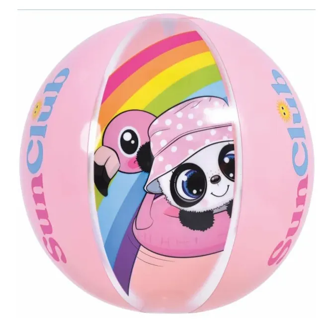 Мяч надувной 40см Розовый 90235