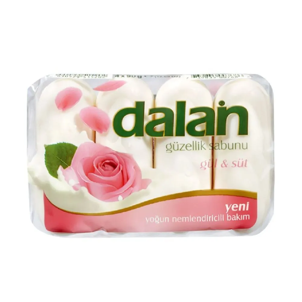 Мыло Dalan Beauty Роза и Молоко 4* 90 г