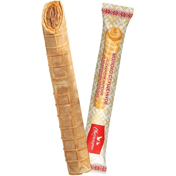 Сгущенное молоко Свитлогорье в вафельной трубочке 70г