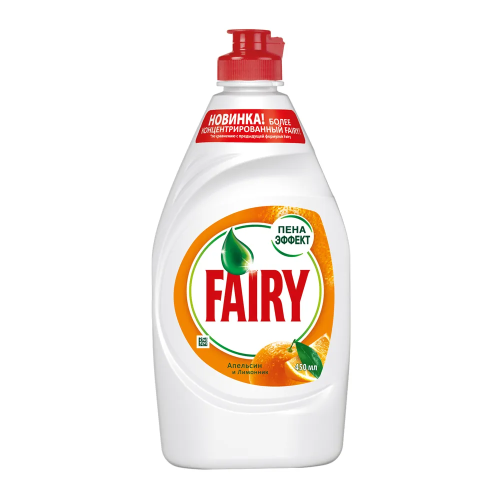 Средство Fairy 450 мл Апельсин и лимонник
