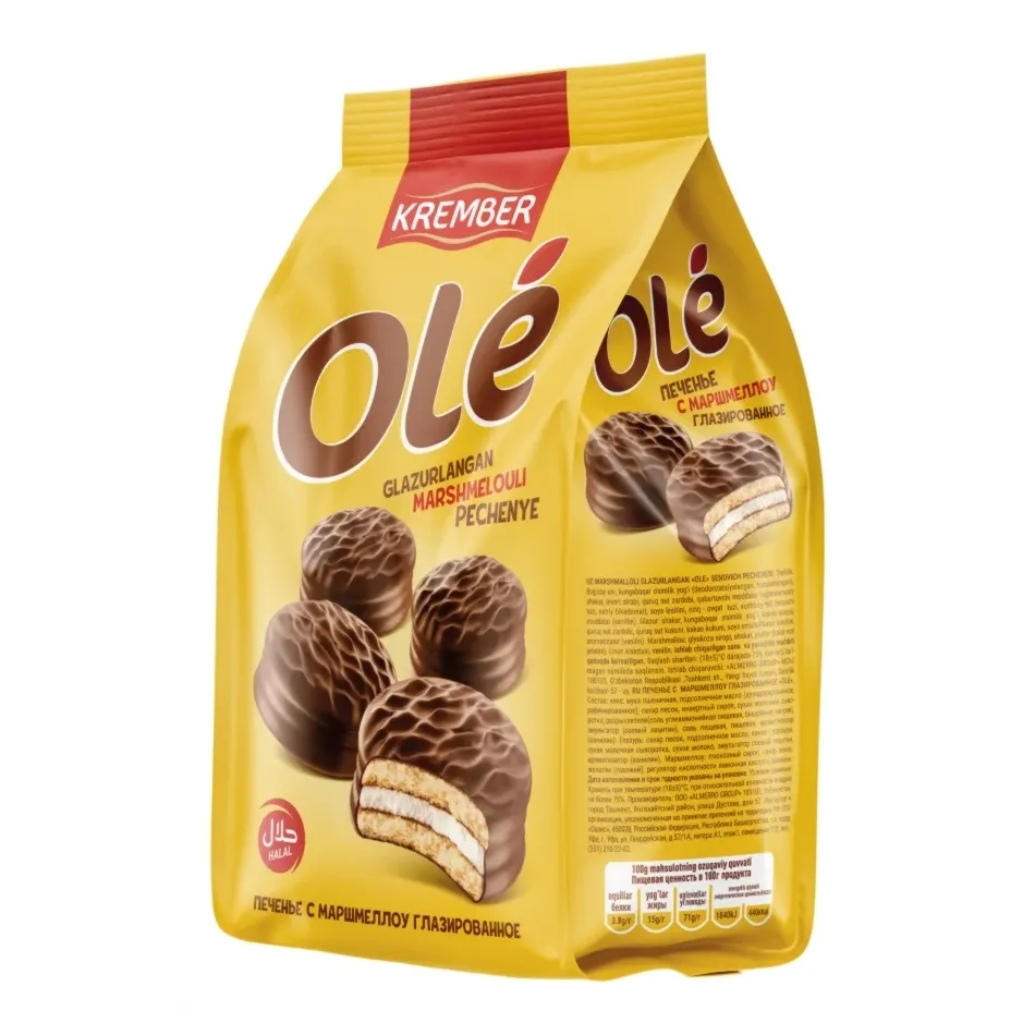 Печенье Krember Ole глазир с маршмеллоу 182г