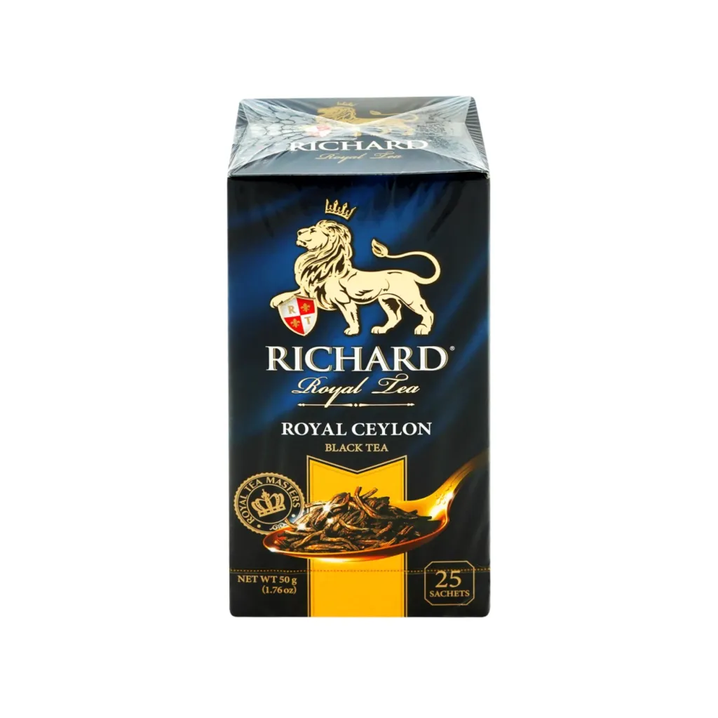 Чай черный Richard Royal Ceylon Цейлонский байховый, 25 пак.