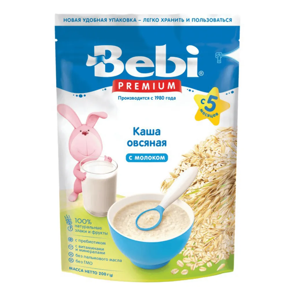 Каша Bebi Premium мол Овсяная 200г