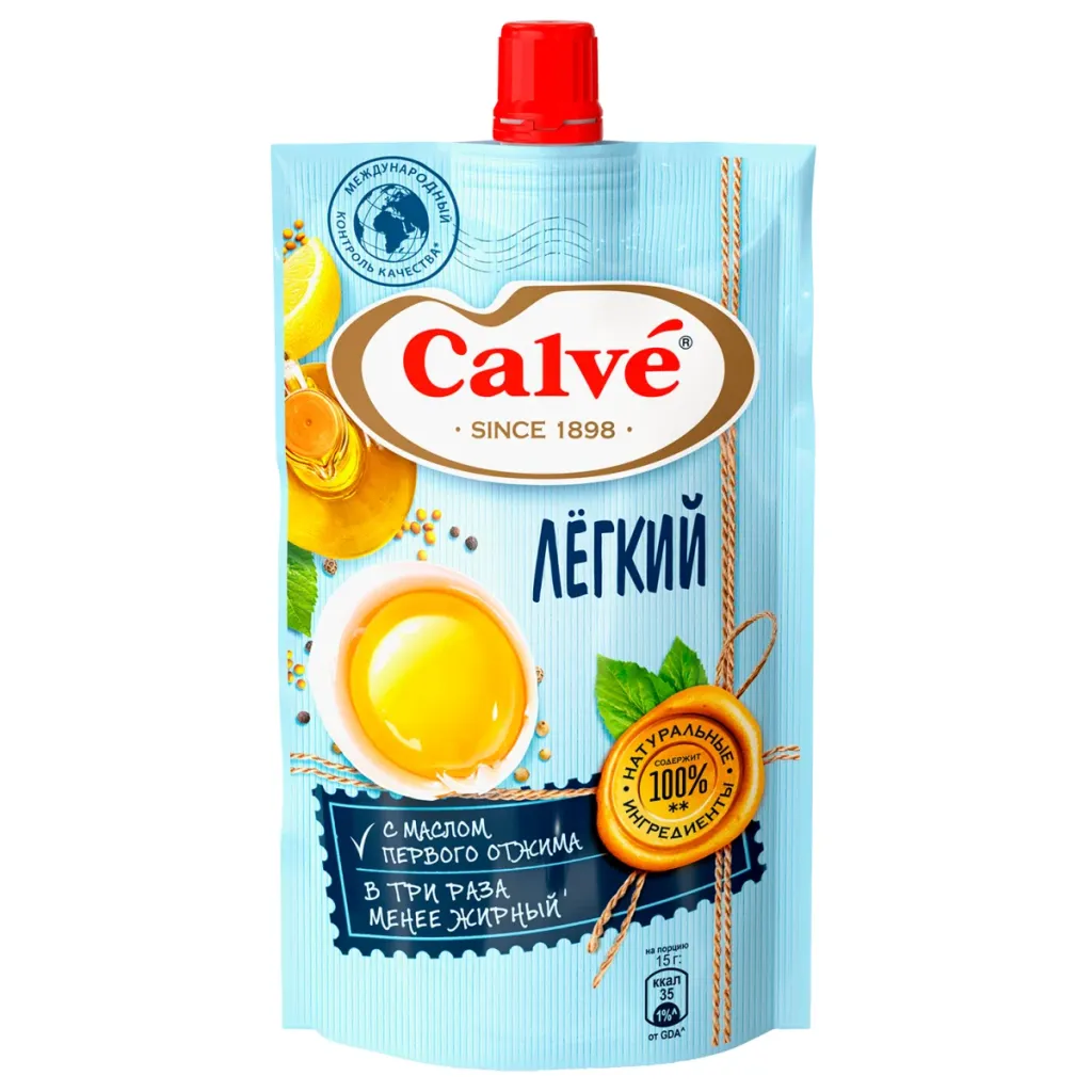Соус Calve Легкий д/п 800г