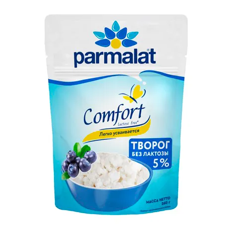 Творог Parmalat Comfort безлактозный 5% 260г