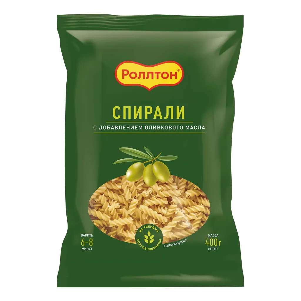 Мак изд Роллтон Спирали с оливковым маслом 400г