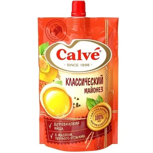 Майонез Кальве классический 50% д/пак 700г