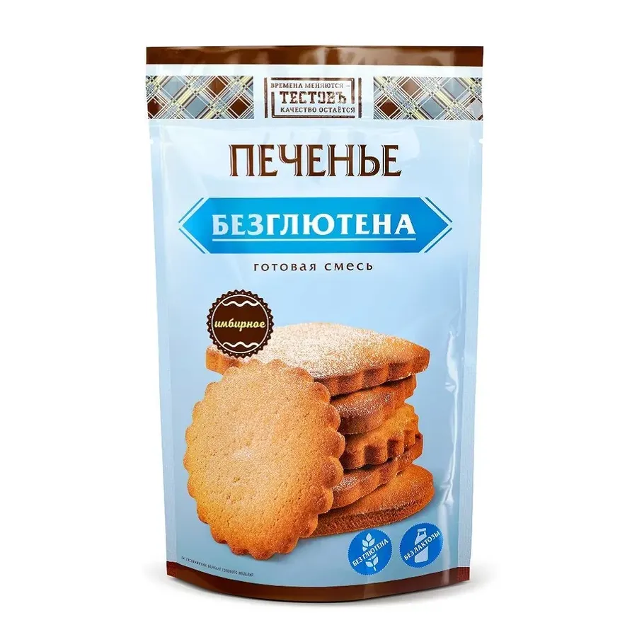 Имбирное Тестовъ печенье без глютена 200г