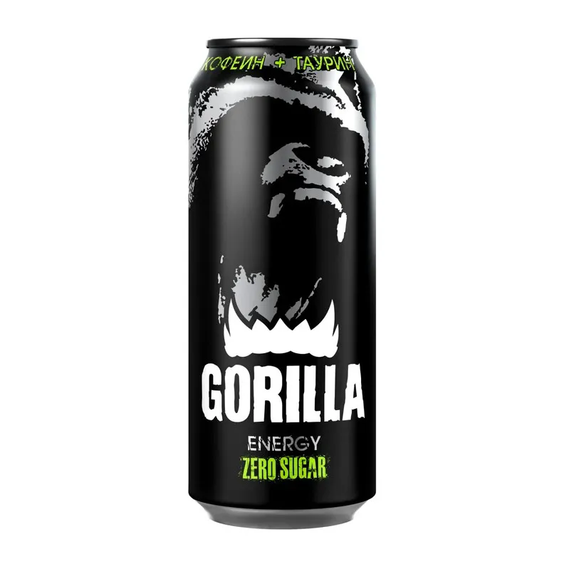 Напиток энергетический Gorilla Зеро ж/б 450мл