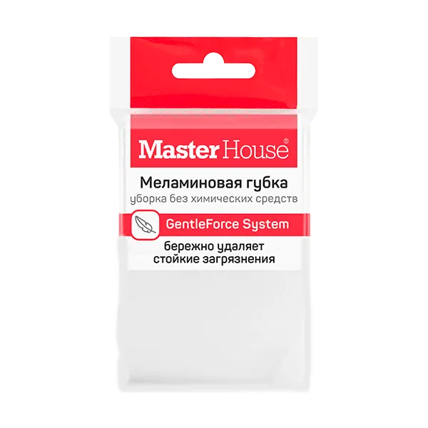 Губка меламиновая 1шт 10*7*3см Меламиновое чудо Master House 20