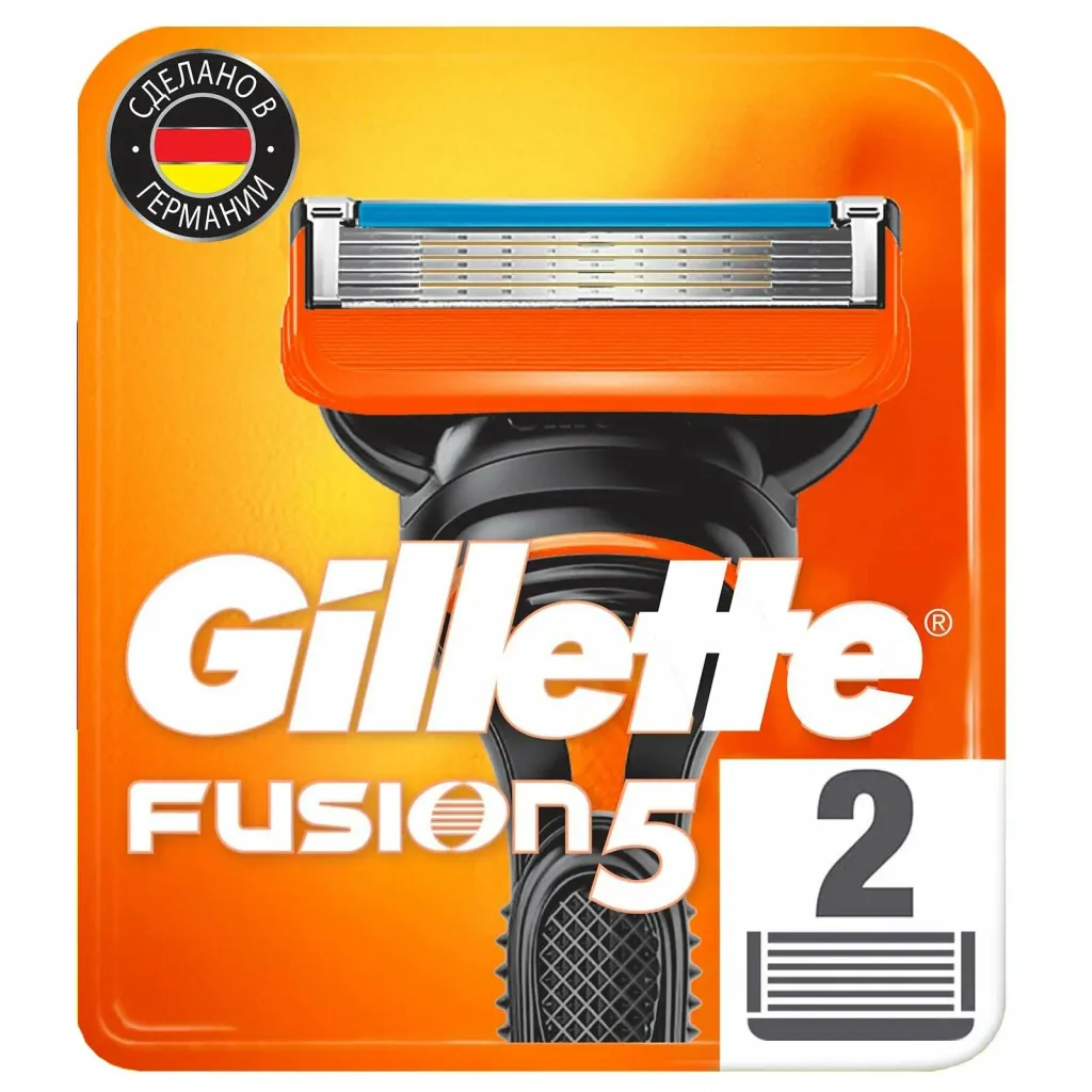 Кассеты для бритья Gillette Фьюжн 2 шт