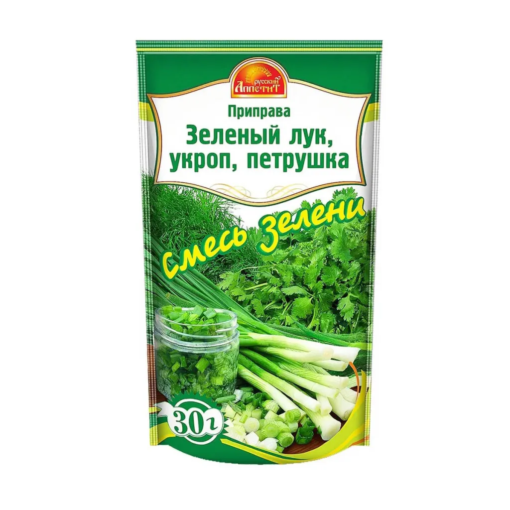 Приправа Русский аппетит смесь зелени 30г