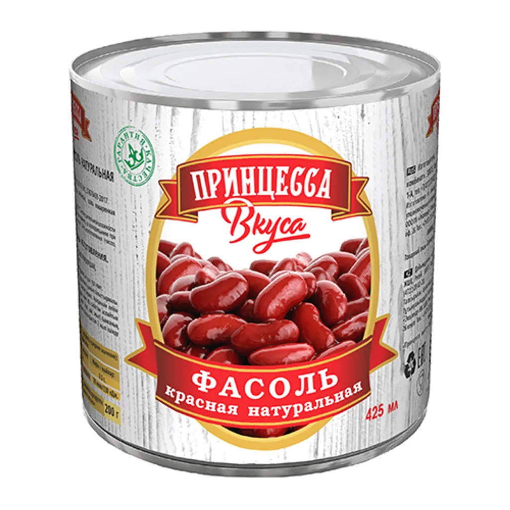 Фасоль красная натуральная Принцесса вкуса в ж/б 425мл