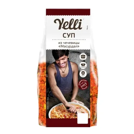 Суп Yelli из чечевицы Масурдал 250г