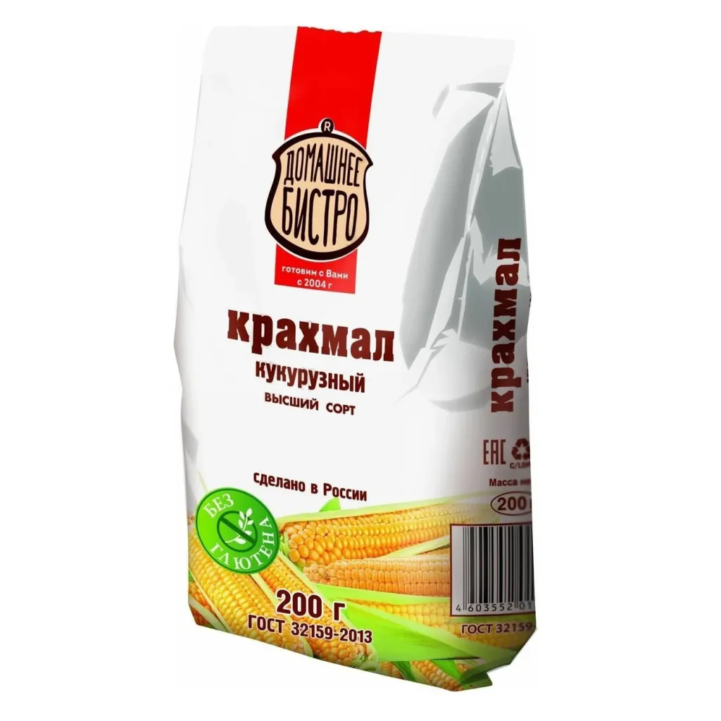 Крахмал Домашнее Бистро кукрузный 200г