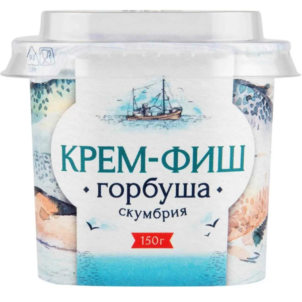 Паста рыбная Европром Крем-фиш горбуша-скумбрия пэт 150г