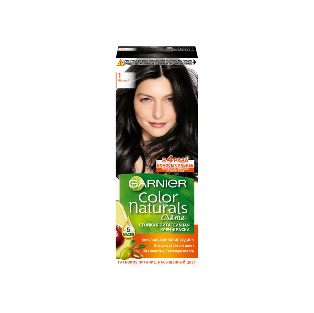 Краска GARNIER Color Naturals Тон 1, черный