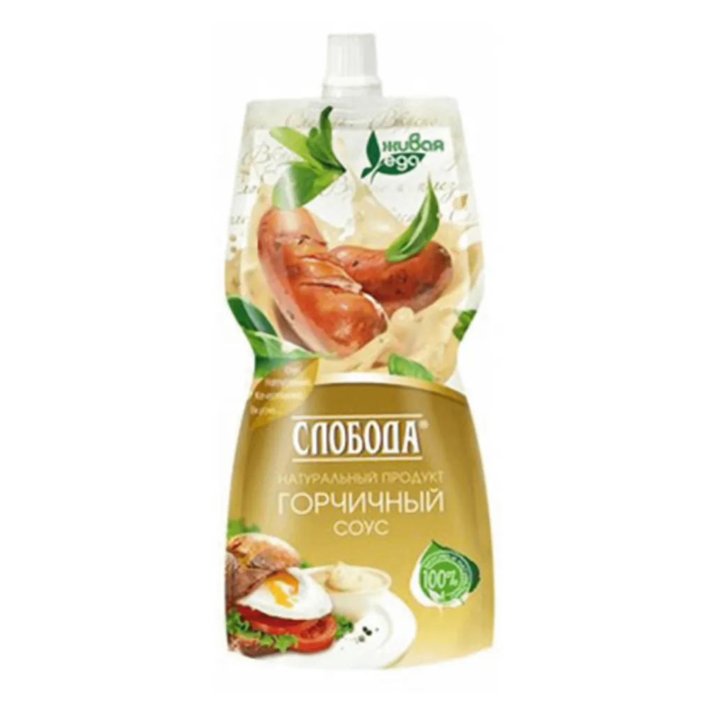 Соус Слобода Горчичный дой/пак 220г
