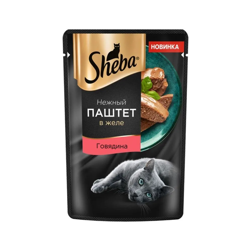 Корм Sheba паштет говядина 75 г