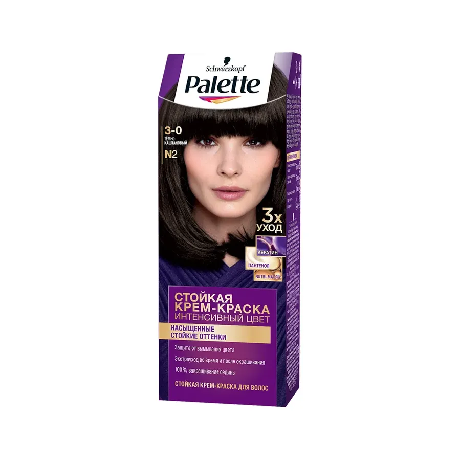 Краска Palette №2 темно каштановый