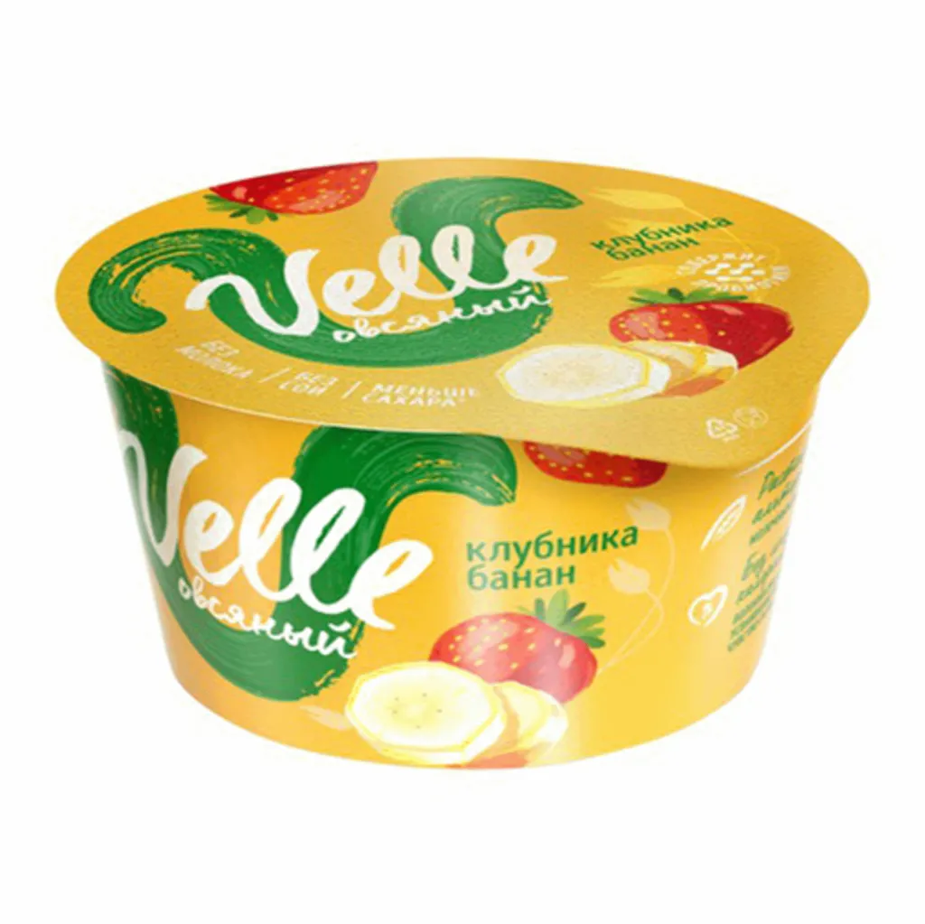 Продукт Velle овсянный Клубника-банан 140г