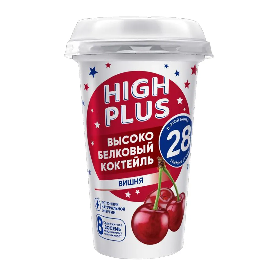 Напиток High plus вишня 230г