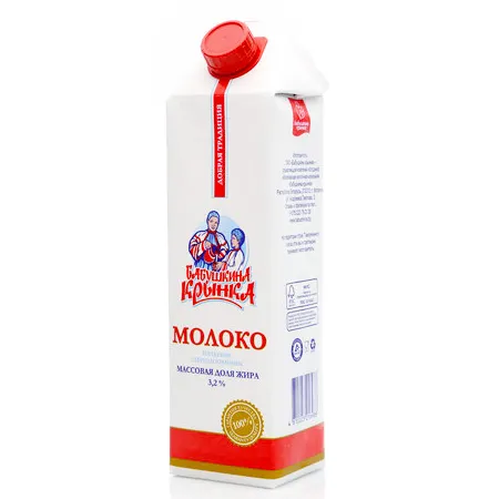 Молоко Бабушкина крынка 3,2% ультрапаст 1л