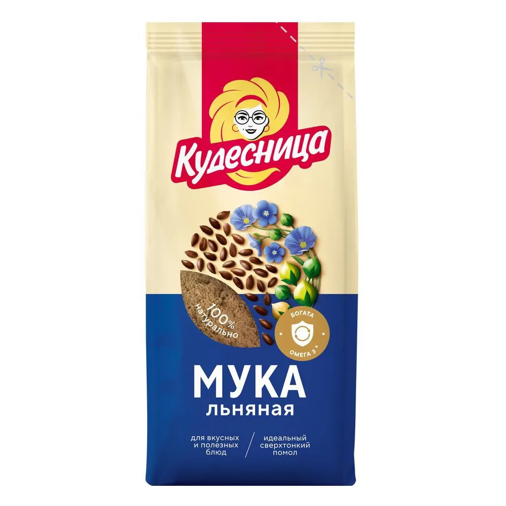 Мука Кудесница льняная 400г