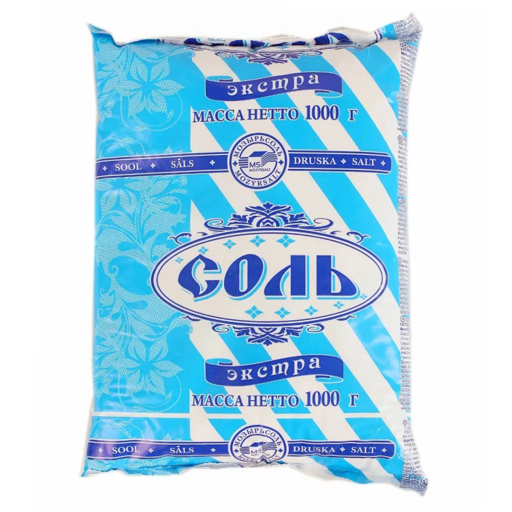 Соль Экстра йодированная экстра пакет 1000г
