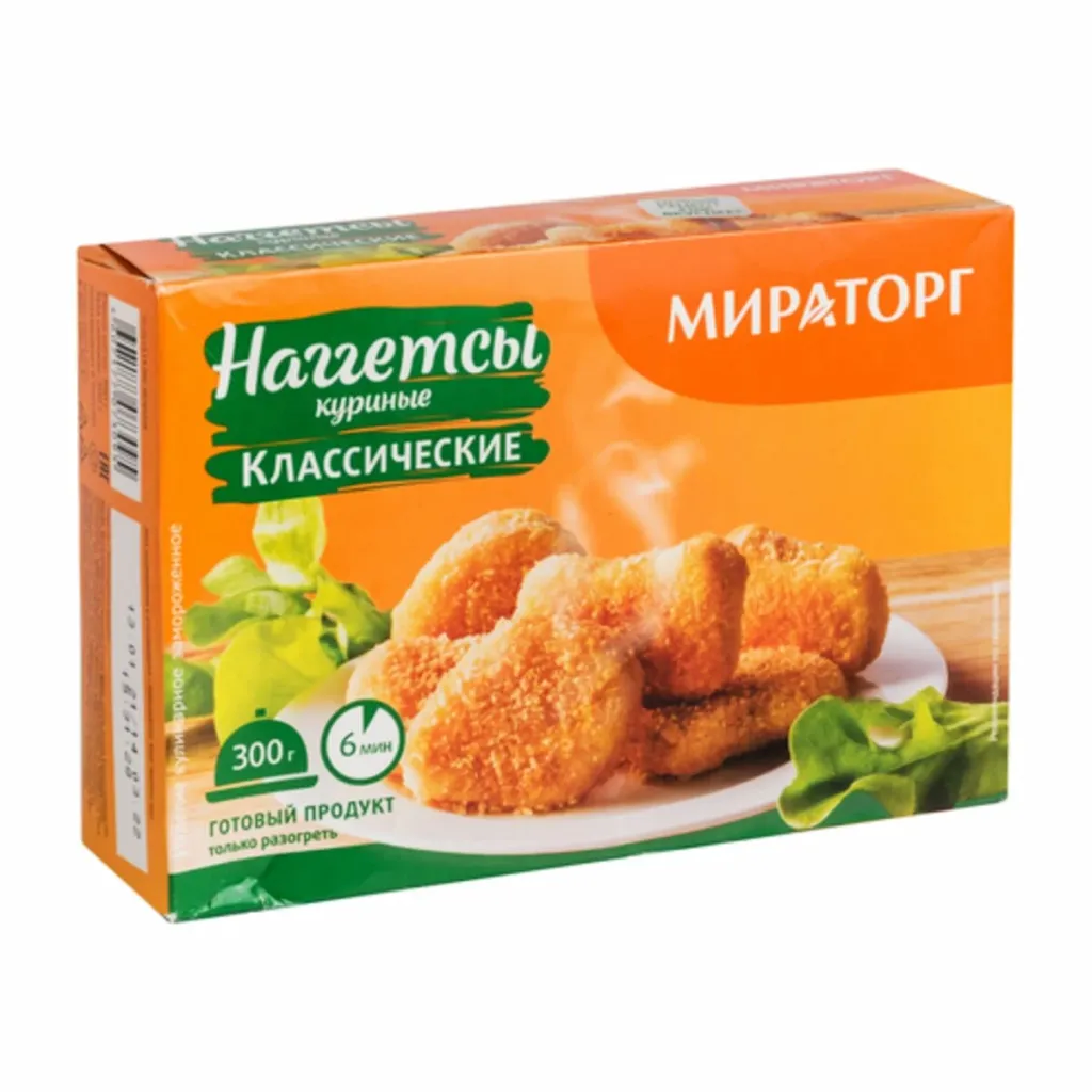 Наггетсы Мираторг куриные Классические Халяль 300г