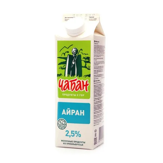 Айран Чабан 2,5% 0,9л п/пак