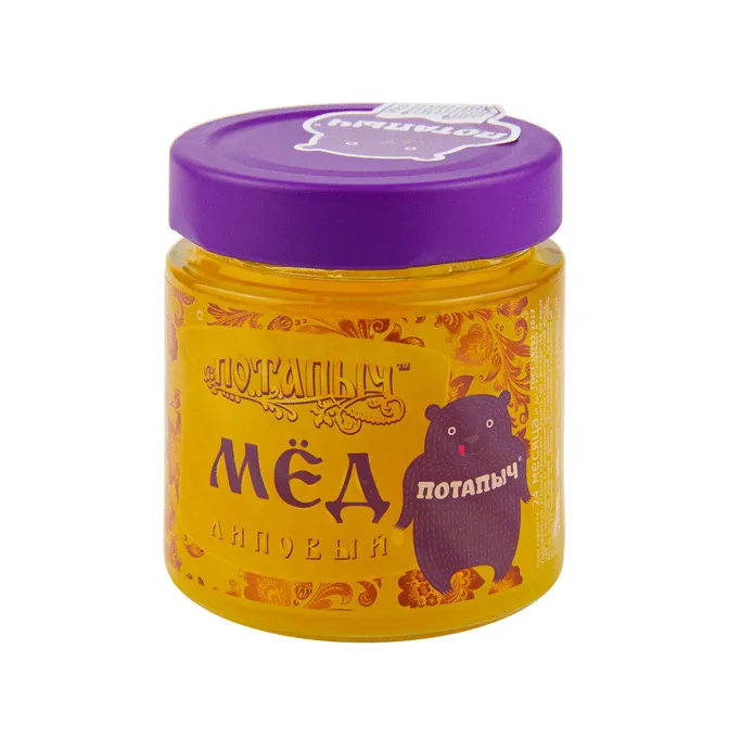 Мед Потапычъ Липовый ст/б 250 г
