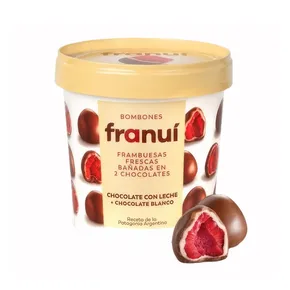 Малина Franui в белом и молочном шоколаде 150г