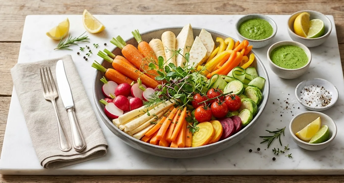 Очищенные овощи