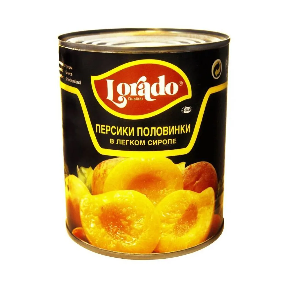 Персики Lorado половинки ж/б 850мл