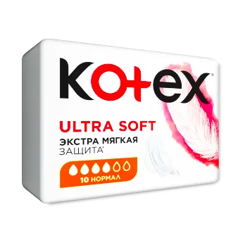 Прокладки Kotex Ультра Софт нормал 10шт