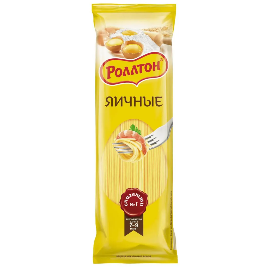 Макароны Роллтон Спагетти яичные 400г