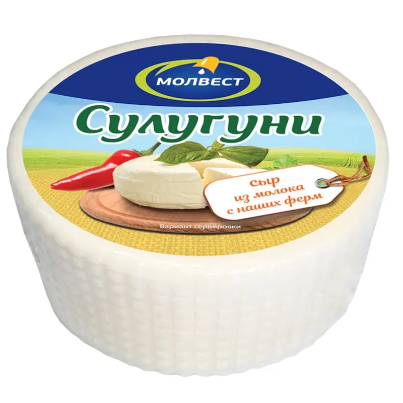 Сыр Сулугуни 45% Молвест пленка 300г