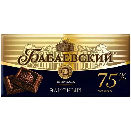 Шоколад Бабаевский Элитный 75% 90г