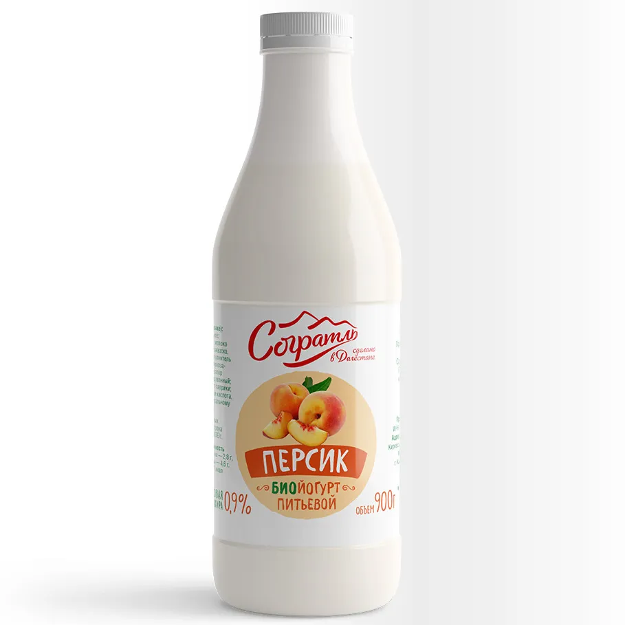 Йогурт Согратль Персик 900г