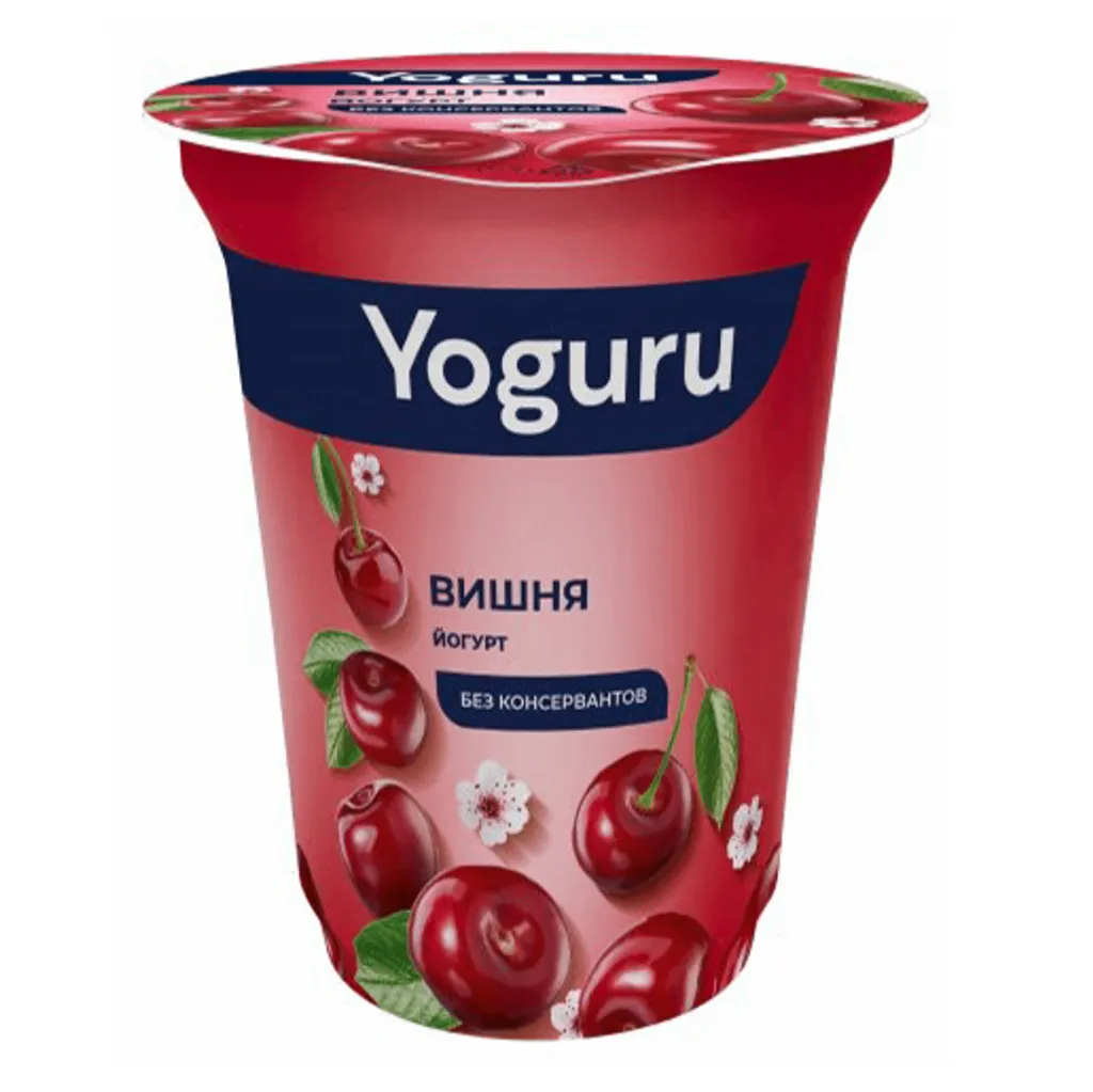 Йогурт Yoguru Минская Марка 1.5% Вишня 310г