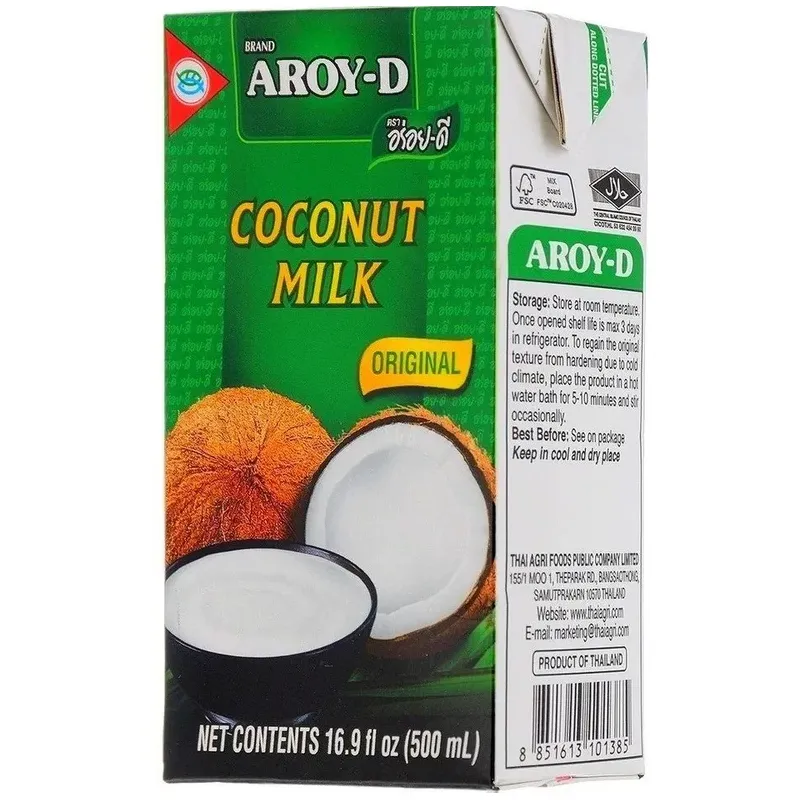 Кокосовое молоко Aroy-D 55% 500мл