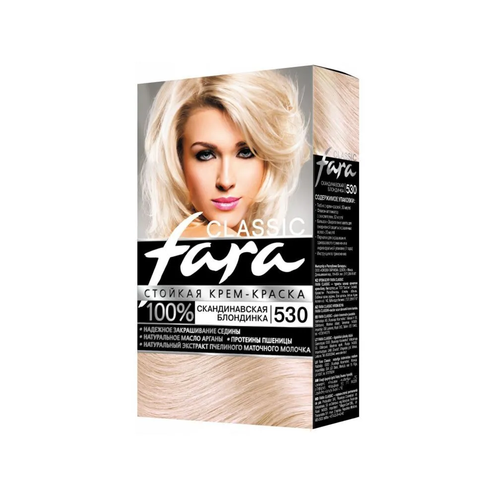 Краска Fara Classic New 530 скандинавский блондин