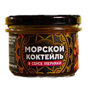 Морской коктейль Лунское Море в соусе терияки ст/б 180г